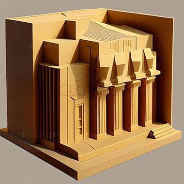 3D model Aldo Rossi (STL)